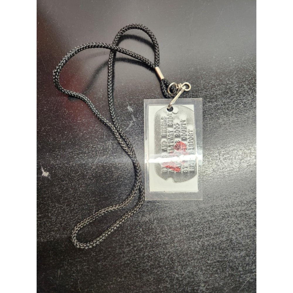 Wings and Wheels Air Military Show 2005 Dog Tag Lanyard St. Lucie Airport